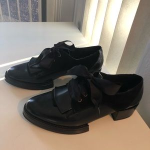 Kelsi Dagger Black Oxfords